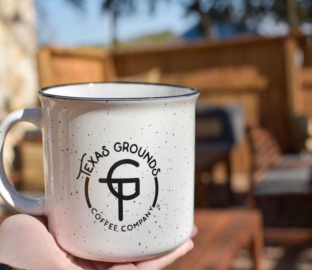 15 oz Texas Grounds Ceramic Mug - Texas Grounds Coffee 